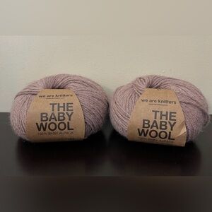 We Are Knitters - The Baby Wool Yarn in Spotted Mauve